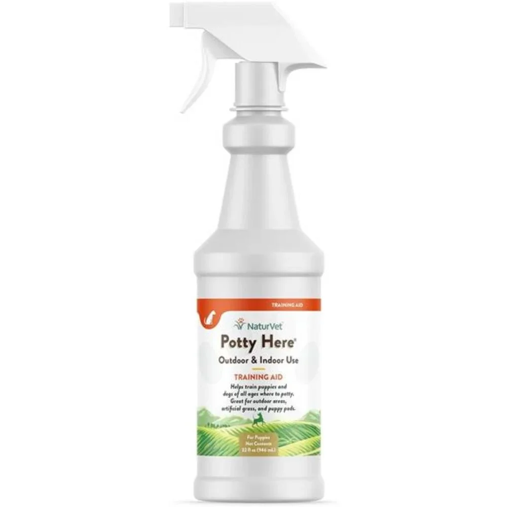 Potty Here Training Aid Spray | Attractive Scent Helps Train Puppies & Dogs